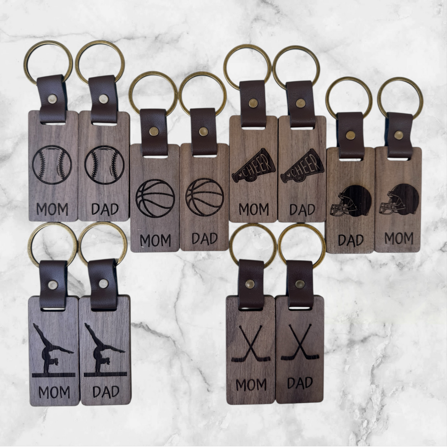 Sports Parent Keychain