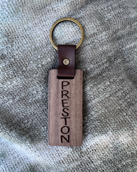 Personalized Seahorse Keychain